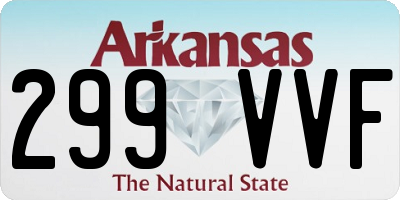 AR license plate 299VVF