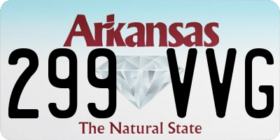AR license plate 299VVG