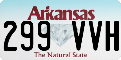 AR license plate 299VVH