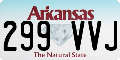 AR license plate 299VVJ