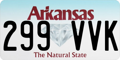 AR license plate 299VVK