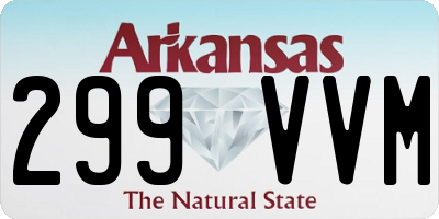 AR license plate 299VVM