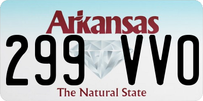 AR license plate 299VVO