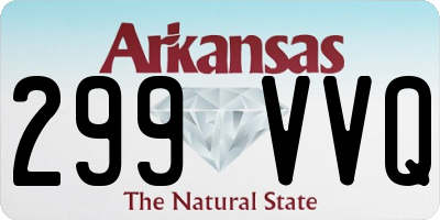 AR license plate 299VVQ