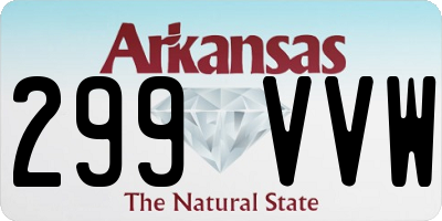 AR license plate 299VVW