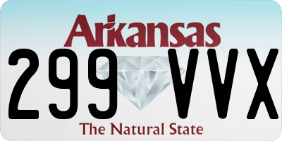 AR license plate 299VVX