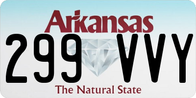 AR license plate 299VVY