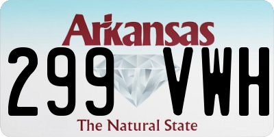 AR license plate 299VWH