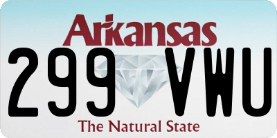 AR license plate 299VWU
