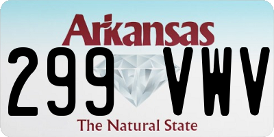 AR license plate 299VWV