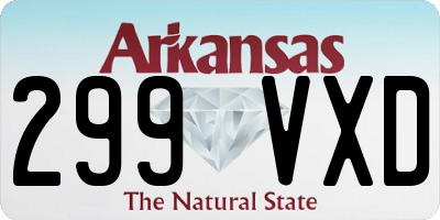 AR license plate 299VXD