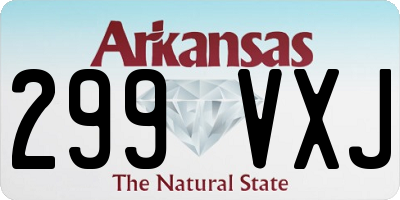 AR license plate 299VXJ