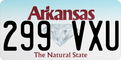 AR license plate 299VXU