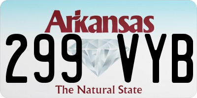AR license plate 299VYB