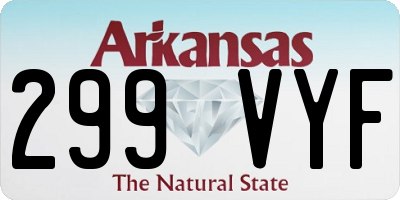 AR license plate 299VYF
