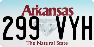 AR license plate 299VYH