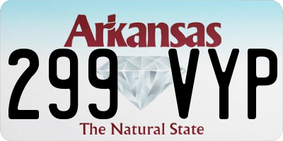 AR license plate 299VYP