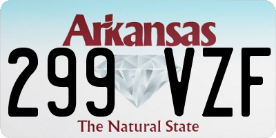 AR license plate 299VZF
