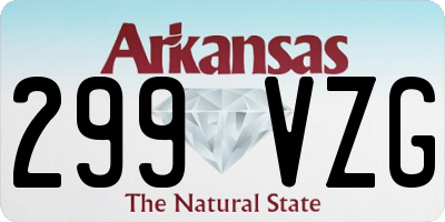 AR license plate 299VZG