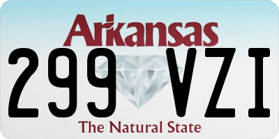 AR license plate 299VZI