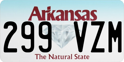 AR license plate 299VZM