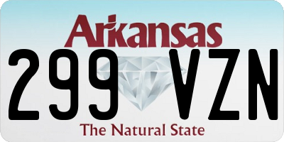 AR license plate 299VZN