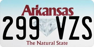 AR license plate 299VZS