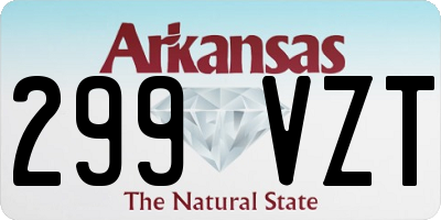 AR license plate 299VZT