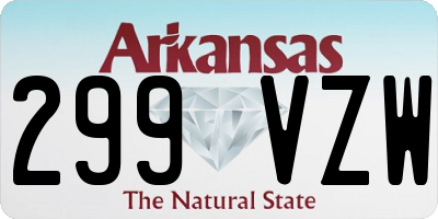 AR license plate 299VZW