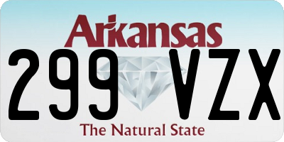 AR license plate 299VZX