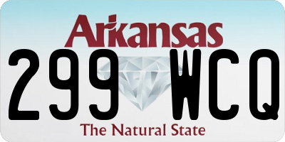 AR license plate 299WCQ