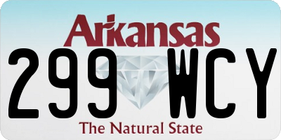 AR license plate 299WCY
