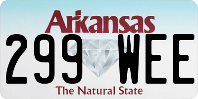 AR license plate 299WEE