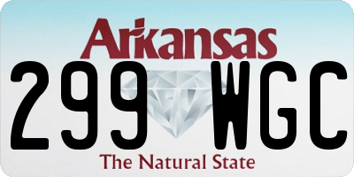AR license plate 299WGC