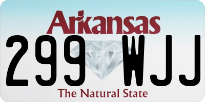 AR license plate 299WJJ