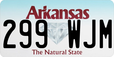 AR license plate 299WJM