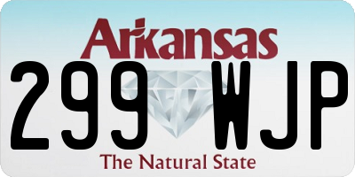 AR license plate 299WJP