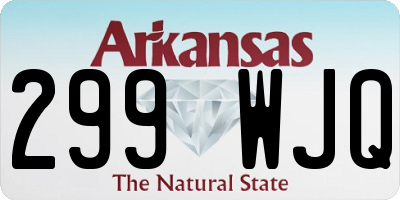 AR license plate 299WJQ
