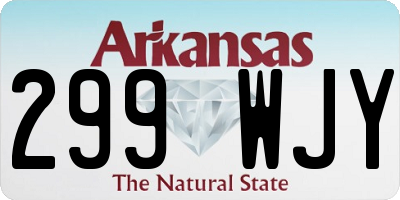 AR license plate 299WJY