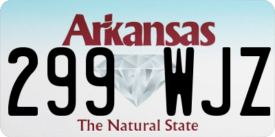 AR license plate 299WJZ