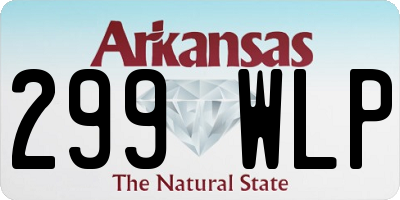 AR license plate 299WLP