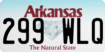 AR license plate 299WLQ