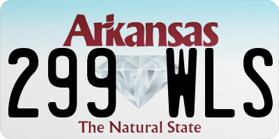 AR license plate 299WLS