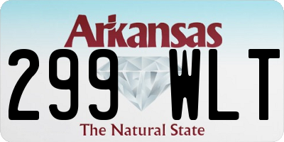 AR license plate 299WLT