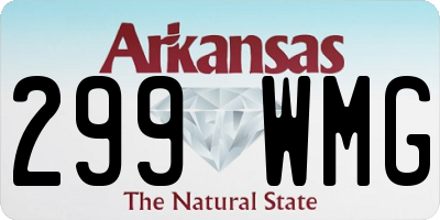 AR license plate 299WMG