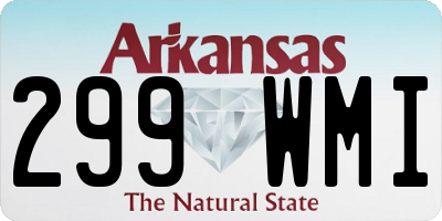 AR license plate 299WMI