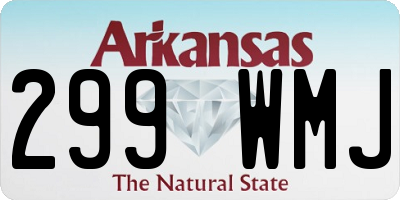 AR license plate 299WMJ
