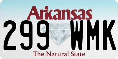 AR license plate 299WMK