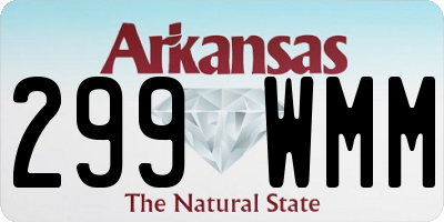 AR license plate 299WMM