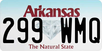 AR license plate 299WMQ